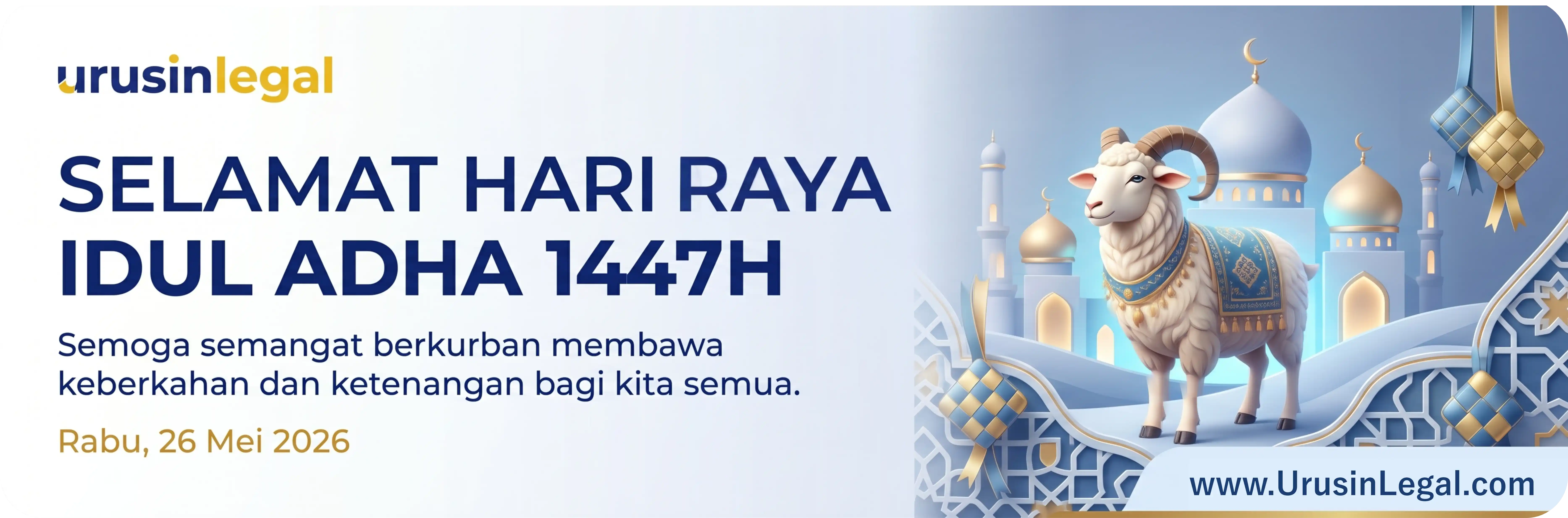 Selamat Hari Raya Idul Fitri 1447 Hijriah 2026 - Urusinlegal