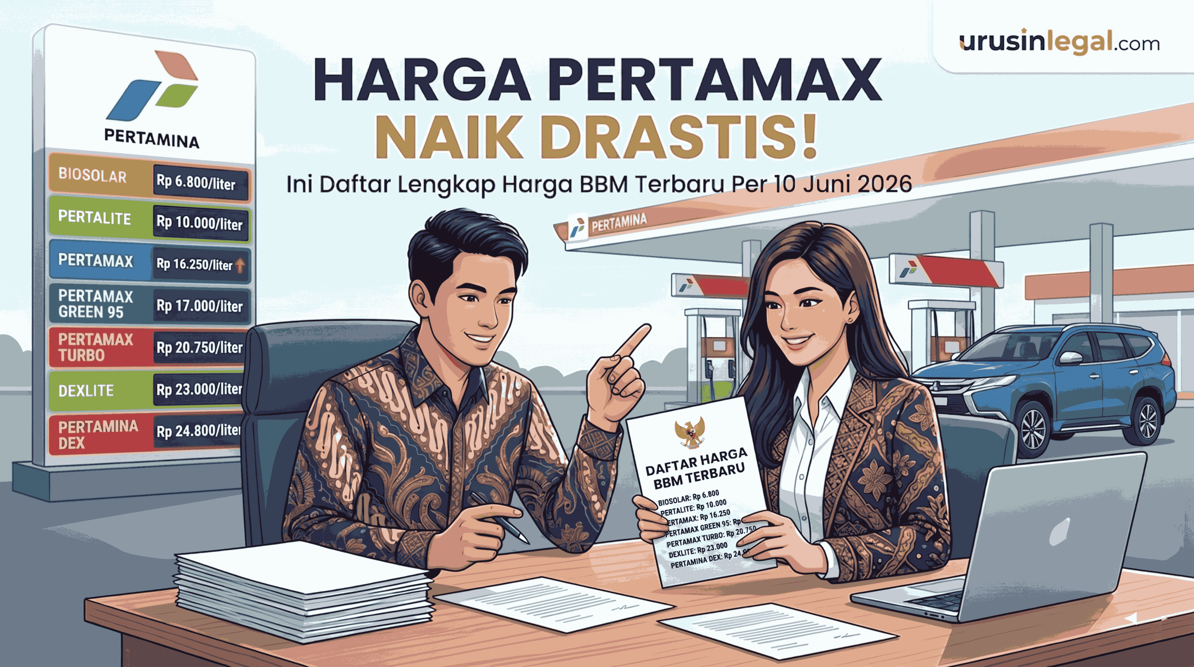 Harga Pertamax Naik Drastis! Ini Daftar Lengkap Harga BBM Terbaru per 10 Juni 2026